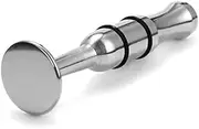 Tuperoymse Mouthpiece Trumpet Mouth Strength Trainer Silver for Saxophone Horn Trombone Tuba Accessories