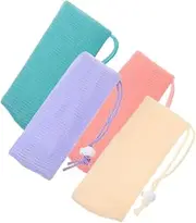 HAWILLOSCH 4pcs Soap Mesh Holder Toiletry Bag Bag Sink Bar Loofah Pouch for Portable Use
