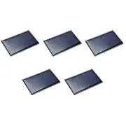 5 Pack 6V 60mA 72mm x 45mm Mini Solar Panel Cell for DIY Electric Power Project