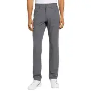 Travis Mathew Open to Close Performance Pants in Heather Dark Grey, Size 35