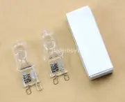 2pcs 40W G9 Warm White Clear Halogen Dimmable Bi-Pin Light Globe 220-240V 2000hr