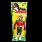 Vintage 1979 Popy Kamen Rider Sky Rider Soft Vinyl 5.5" Sofubi Japan Bullmark