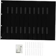 Homoyoyo Hanging File Folder Organizer Versatile Wall File Holder for Classroom and Office Over the Door Storage for Mail Magazines and Documents and Easy to Clean Black
