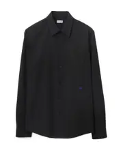 Burberry EKD-Embroidered Long Sleeved Shirt SHIRTS CM42,SHIRTS CM43,SHIRTS CM40,SHIRTS CM41,SHIRTS CM39,SHIRTS CM38,SHIRTS CM44 Black