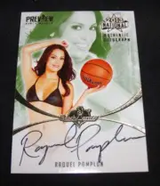 2013 Benchwarmer RAQUEL POMPLUN National PREVIEW Black Ink Auto Playboy PMOY Hot