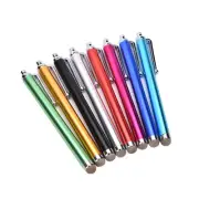 2x Metal Mesh Micro-Fiber Tip Touch Screen Stylus Pen For Smart Phone Tablet .UU