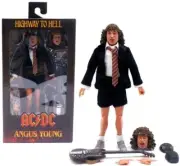 AC/DC Angus Young Highway To Hell 20cm NECA Clothed Action Figure Rock Star Toy