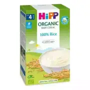 4 Boxes HiPP Organic Cereal Porridge 100% Rice Grain Porridge/Cereal - 4+ Month