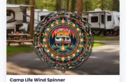 Camp life — wind spinner