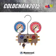 96203-MB Mastercool 4W Manifold 80MM R134A-404-407C-22-507 3/8 Bore