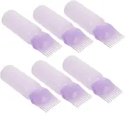 BIUDECO Hair Oil Applicator Bottle Scaled Applicator Brush for Hair Dyeing Root Comb