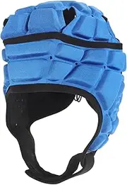 HONMEET Youth Hockey Helmet Sponge Rugby Head Protector Anti-Collision Safety for Football Goalkeeper Eva Baseball Helmet 7-12 Years