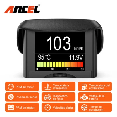 ANCEL A202 Car Digital Computer Display Speed Fuel Consumption Temperature Gauge