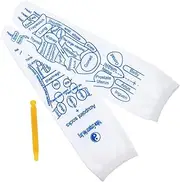 1 Set Acupressure Socks Elastic Reflexology Massage Socks with Printed Acupoint Diagrams for Foot Relief and Comfort Reflexology Tools for Relaxation and Wellness