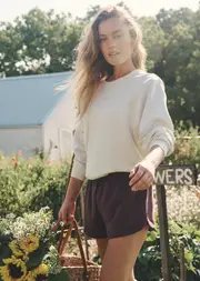 [Lorna Jane] Cloud Nine Spacer Shorts in Purple, Size - XS XS Forest Berry