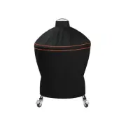 Grill Cover for Kamado Big Joe 24 Inch Waterproof Heavy Duty Black Grill Cover