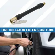 1pc 4.72" 12.6mm OD Tire Inflator Extension Tube 0.305inx32TPI for Car Bicycle