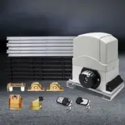 Automatic Electric Sliding Gate Opener Remote Control Hardware Kit 450W Motor