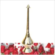 12" Brass Gulab Pash, Holy Water Sprinkler for Puja, Traditional Rituals