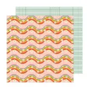 Jen Hadfield Groovy Darlin' Double-Sided Cardstock 12"X12"-Mellow - 25 Pack