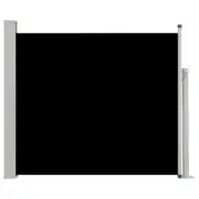 Patio Retractable Side Awning 100X300 Cm Black Awning & Canopy Parts