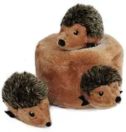 ZippyPaws ZP053 Zippy Burrow Hedgehog Den 17.7 X 17.7cm, Brown, Burrow Size: 7 x 7 x 4 in