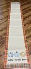 seasonal fall table runner 72 inches burlap Grateful Thankful And Blessed￼