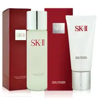 在飛比找PChome24h購物優惠-SK-II 亮采化妝水 160ml+全效活膚潔面乳 120g