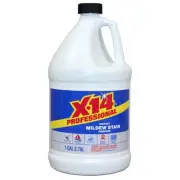 Presta 260240 X-14 Mildew Professional Stain Remover - 1 Gallon