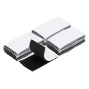 24set Hook and Loop Strips with Adhesive 2"x4" Hook and Loop Tape Sticky Black