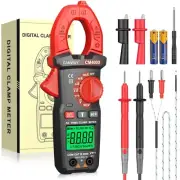 CAMWAY Digital Clamp Meter,Clamp Multimeter TRMS 600A AC Current AC/DC Voltag...