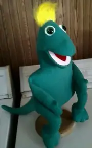 Green Baby Dinosaur or Dragon Ventriloquist Puppet -IN STOCK