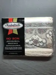Vintage Meadowbrook Luxury Percale No Iron Irregular Twin Flat Sheets 96”x66”