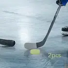 2 Pieces Hockey Puck Glow in Dark Luminous Light up Green Ice Hockey Balls