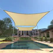 ColourTree 8 Ft Rectangle Sun Shade Sail Yard Patio Canopy Pool Top