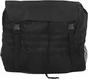 Heavy Duty Car Storage Bag Multipurpose Spare Tire Tool Storage Bag Large Capacity Oxford Tire Storage Bag Waterproof & Adjustable Tailgate Trash Bag for Off Road Vehicles (Black)
