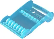 Eigell Hair Salon Shear Holder, Scissors Storage Box, Organizer,Professional,Hair Cutting Scissors Display Stand for Stylist, Clear Blue