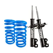 2 Rear Super Low Gabriel Ultra Shocks + Lovells Springs for Ford Laser KJ KL KM