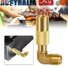 Propane Elbow Adapter With 3/8" Male Flare Connection Brass Elbow Adapter