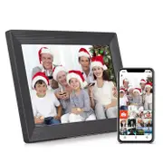 Andoer 10.1 Inch Smart WiFi Digital Photo Frame Digital Photo Album 1280*800 IPS Touchscreen Built-i UK Plug