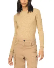 Pinko Scimpanze Metallic Knit Sweater
