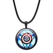 Necklace Action Anime Figures Captain America Necklace Man Woman Fashion C