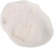 [Ipetboom] Bow Beret Beret Hat French Hats for Women Artist Costume White Faux Wool