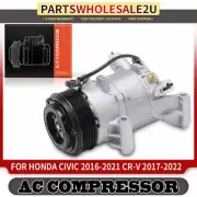 New A/C AC Compressor w/ Clutch for Honda Civic 2016 2017-2022 CR-V 2017-2020 (for: Honda)
