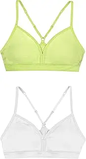 [Hanes] Girls ComfortFlex Fit Pullover Bra with Adjustable Racerback Straps 2-Pack