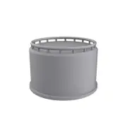 1/1000 Dock factory Shipyard WorkShop Display Oil Water Storage Tank Bins