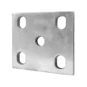 Sunrise Fish Plate Galvanised 10mm Slotted Suit 60mm Spring - FP708010G