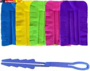 360 Rainbow Colors Hand Duster Sweeper Mop Refills, 5Pcs Duster Refill Fleece Re