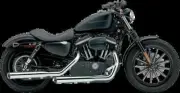Cobra Chrome 3in Slip On Muffler w Slashcut Tips Forty Eight 10-13