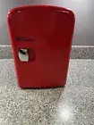 Uber Chill Mini Fridge 6-Can Portable Cooler/Warmer. (10" X 8" X 7")